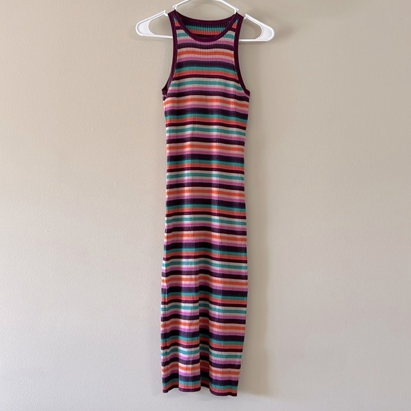 Trina Turk Blue Point Striped Bodycon Midi Dress - Picture 3 of 9